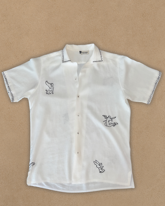 The Greek Talisman - Short Sleeve Shirt